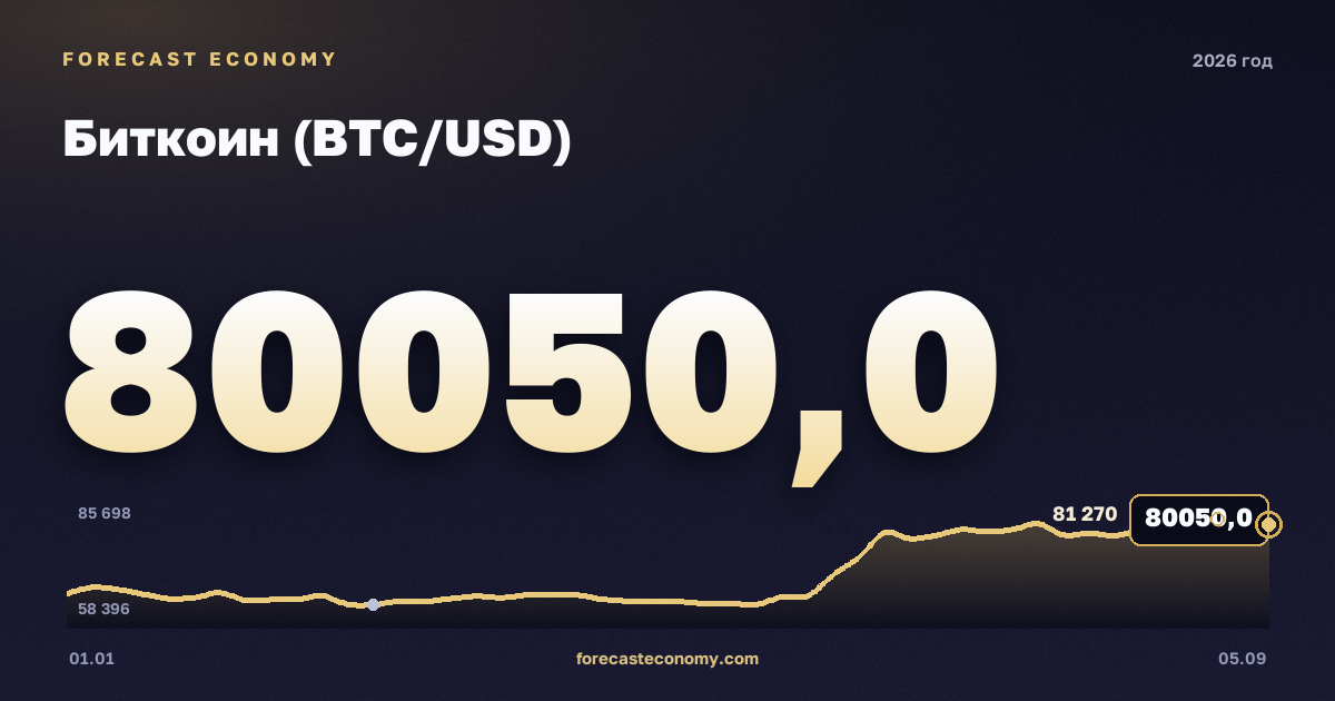 Биткоин (BTC/USD) в 2026 году — график, среднее за год (на 1 сентября 2026) 72 241,35 USD, источник Binance