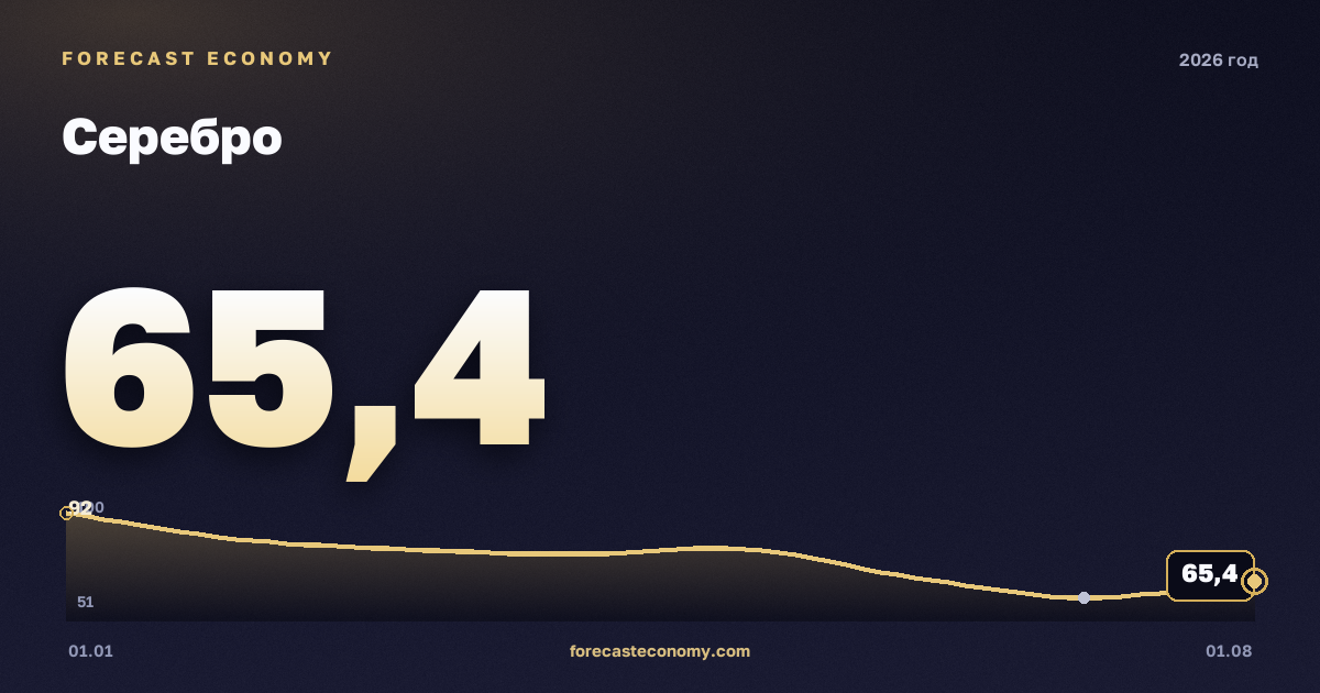 Серебро в 2026 году — график, среднее за год (на 1 июля 2026) 75,9 USD/унция, источник Всемирный банк